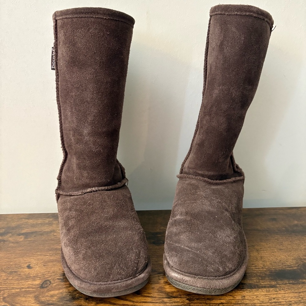 Bjomdal Brown Suede tall boot